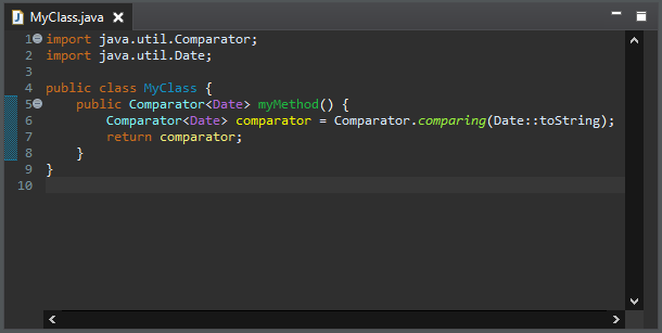 comparator comparing after