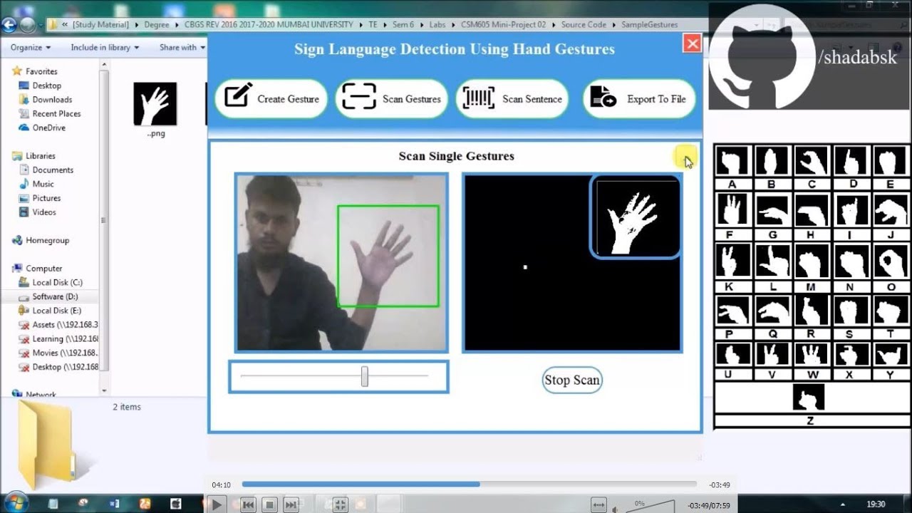 Sign Language Recognition Using Hand Gestures