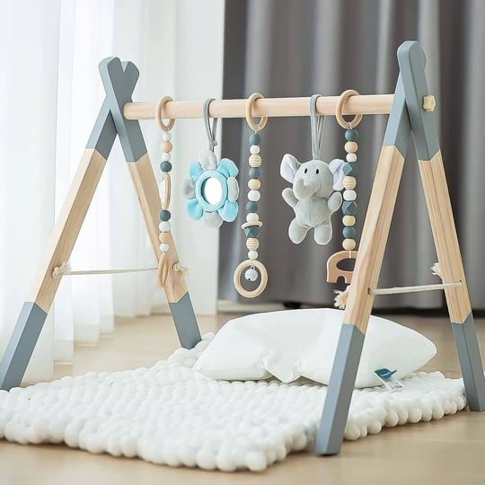 avrsol-wooden-baby-play-gym-foldable-baby-play-gym-frame-activity-gym-hanging-bar-with-5-gym-baby-to-1