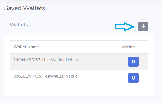 Create New Wallet