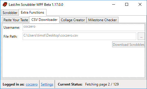 CSV Downloader