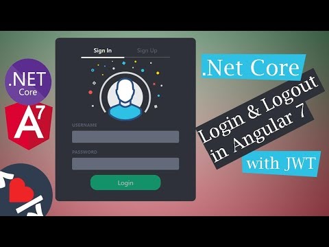 Video Tutorial for JWT Authentication with .Net Core Web API and Angular 7