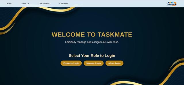 TaskMate Homepage