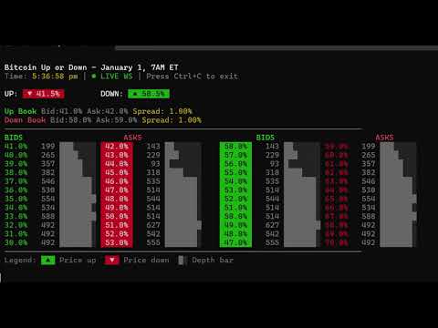 Polymarket Order Book TUI Demo