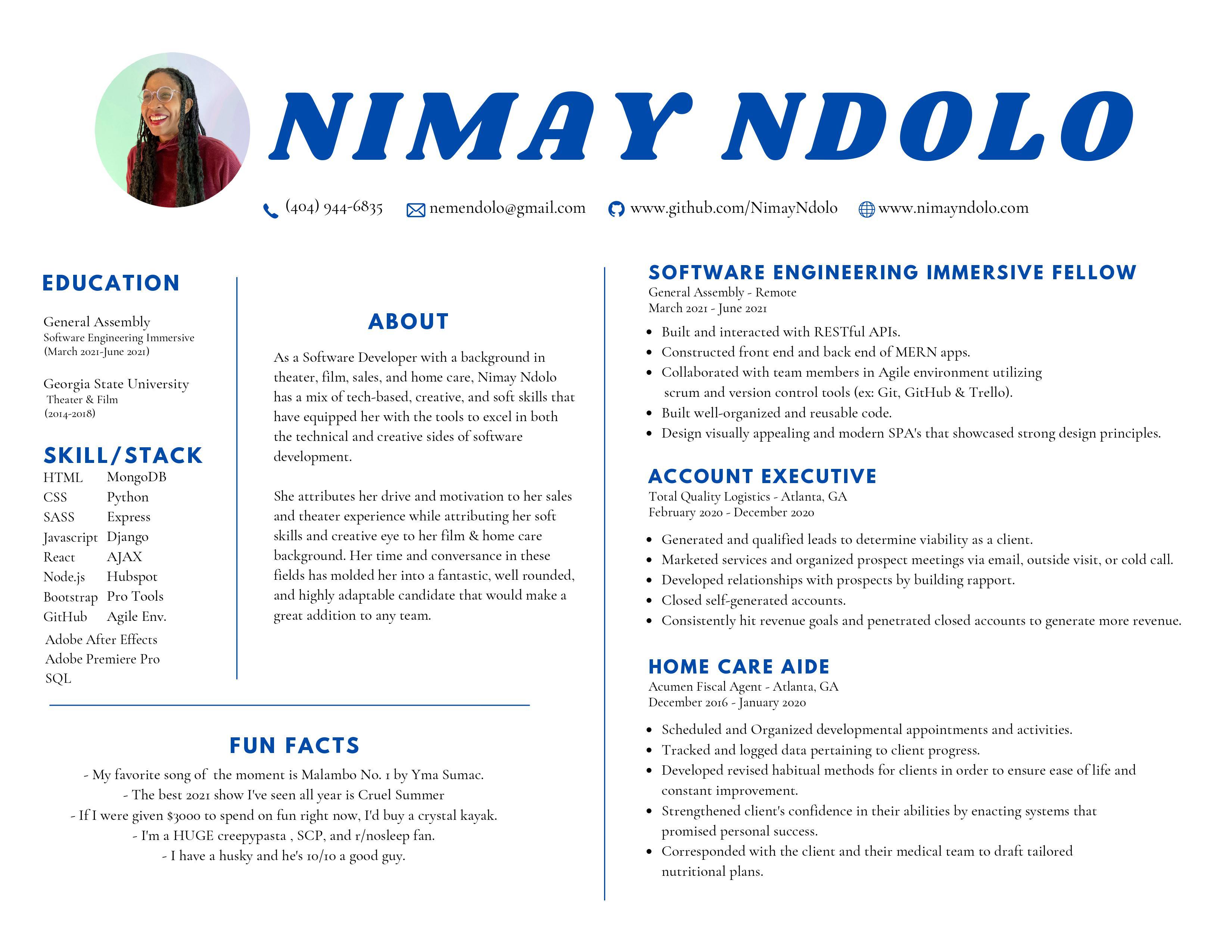 nimayNdolo_Professional_Resume_IMAGEPRINT