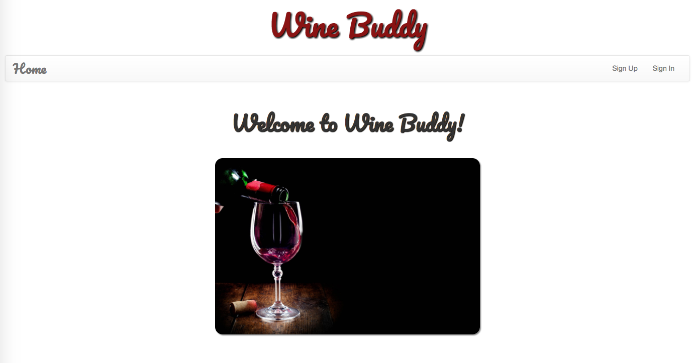 Wine Buddy Main