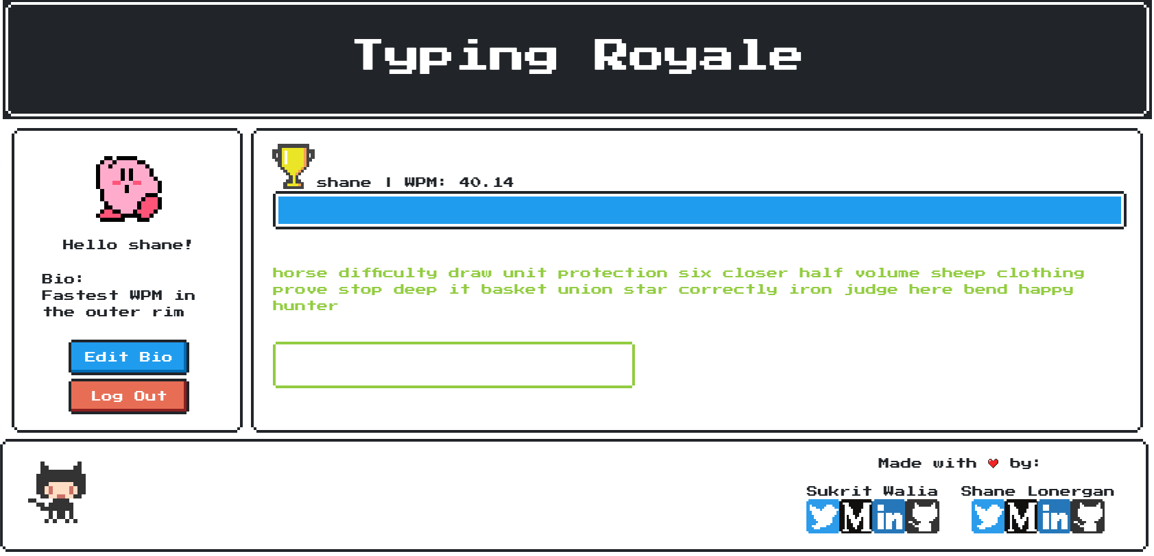 Typing Royale Challenge