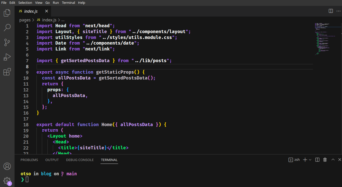 Enigma screenshot for Visual Studio Code