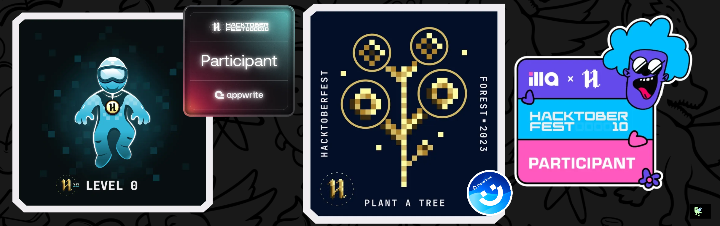 An image of @sarahnoor12232's Holopin badges, which is a link to view their full Holopin profile