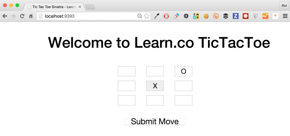 Web Tic Tac Toe