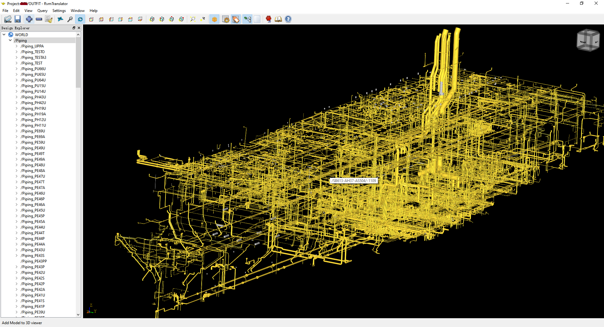 Ship Pipe Model