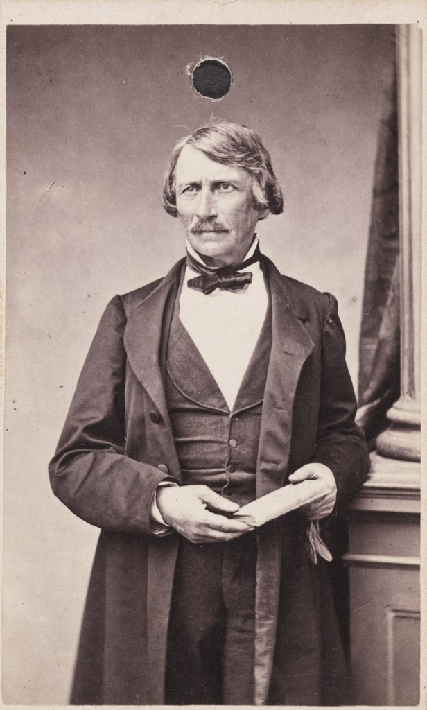 Gottfried Semper, fotografia anônima de 1865