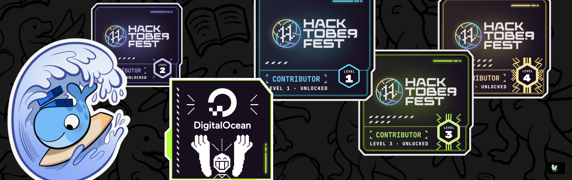 An image of @rajkushwaha0's Holopin badges, which is a link to view their full Holopin profile