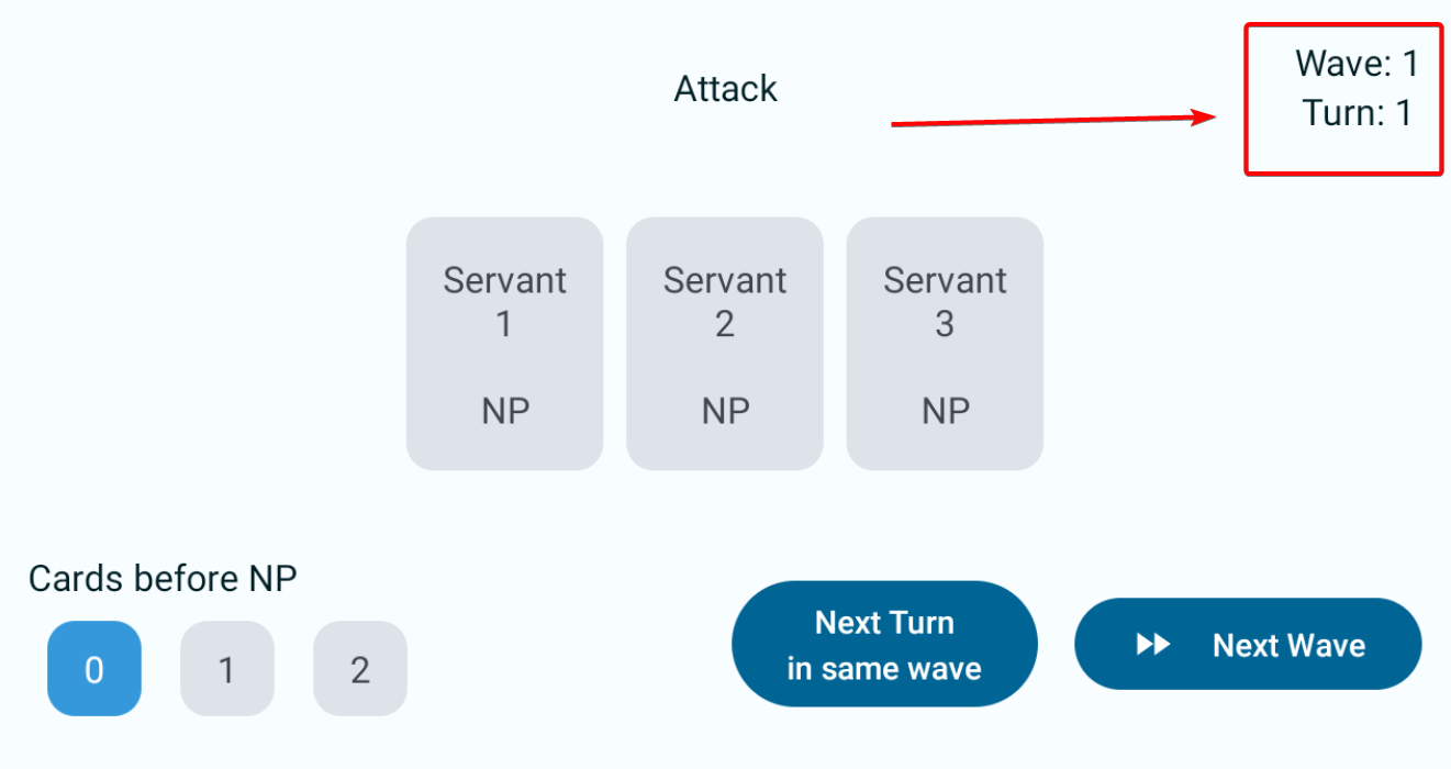 Attack Menu