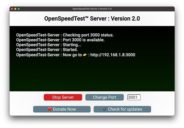 Download OpenSpeedTest-Server V2.1