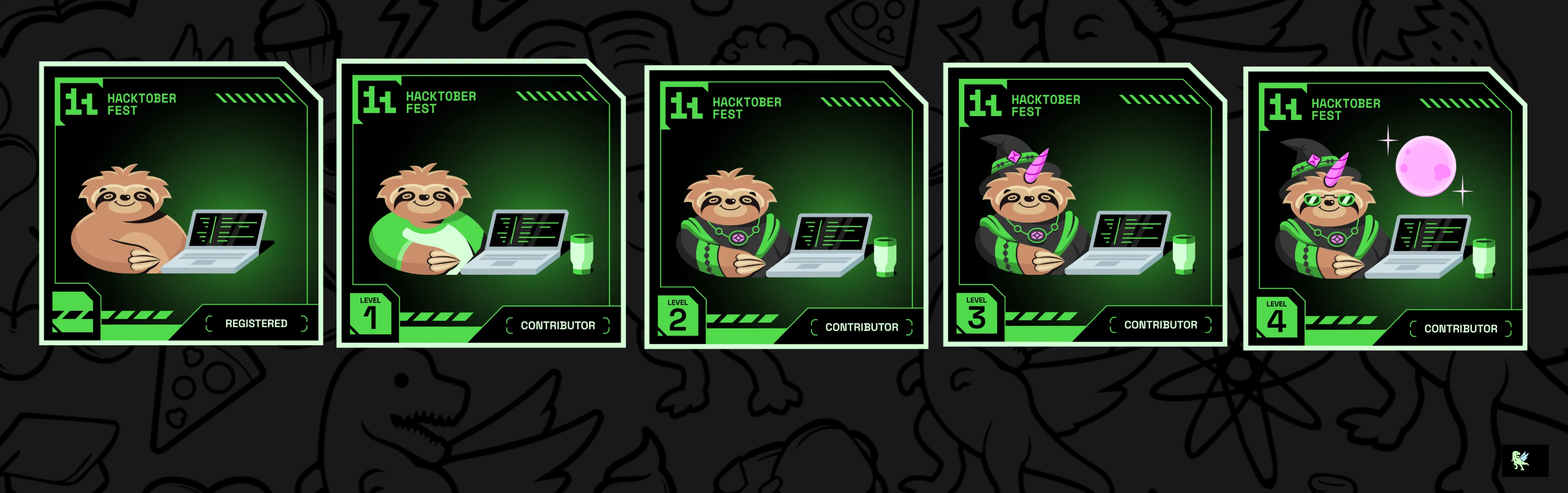 An image of @007dsj9's Holopin badges, which is a link to view their full Holopin profile