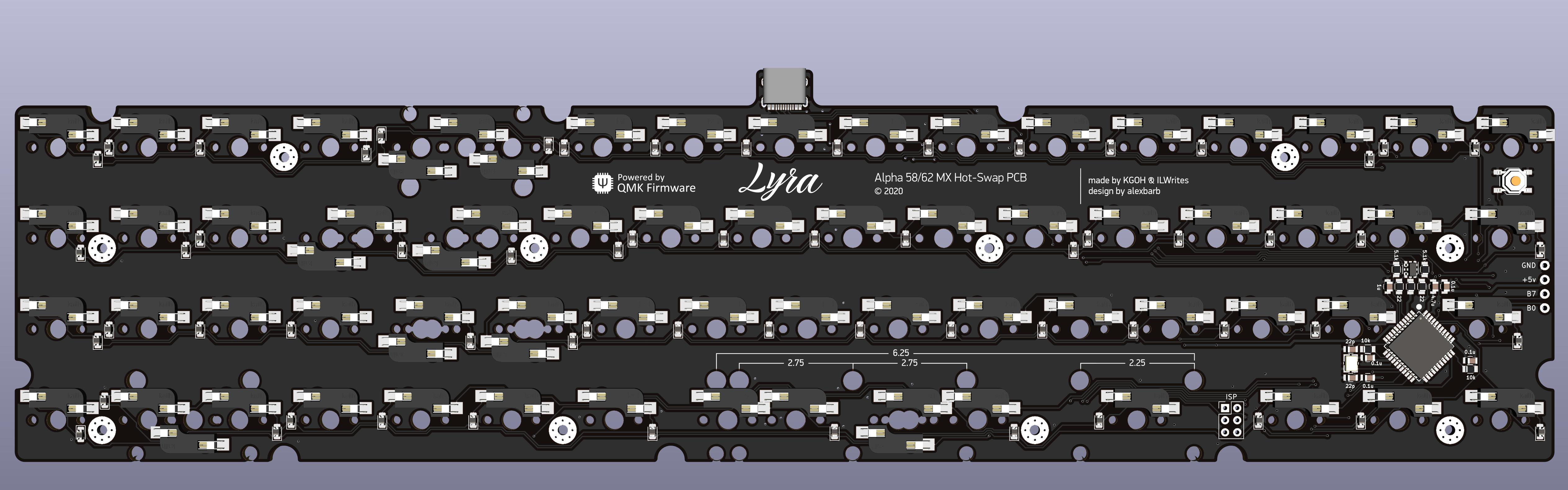 Alpha PCB Back