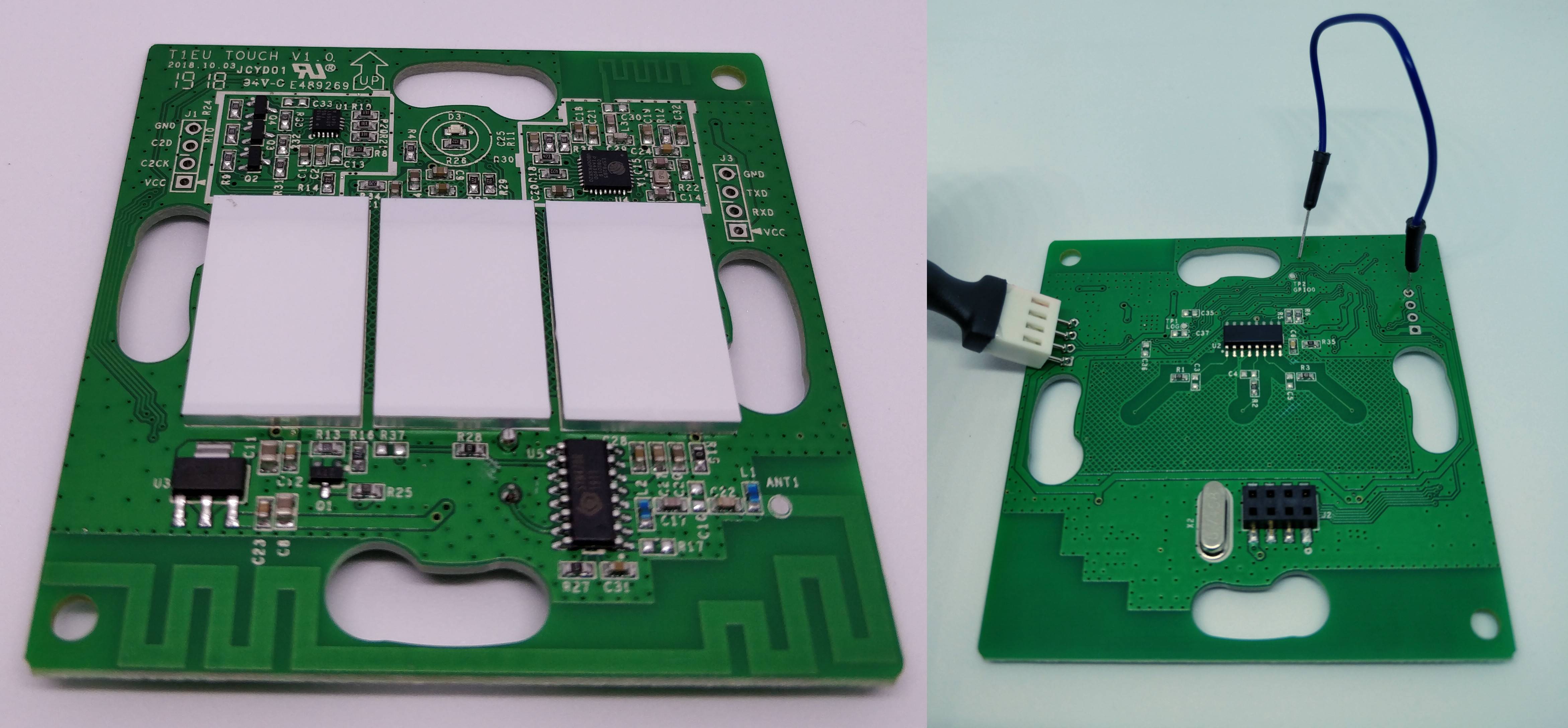 Sonoff T1 3CH EU board V1.0