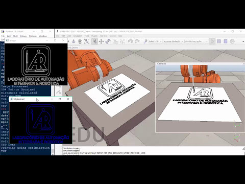 ABB 140 Drawing in VREP