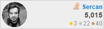 profile for Sercan Sebetçi at Stack Overflow, Q&A for professional and enthusiast programmers