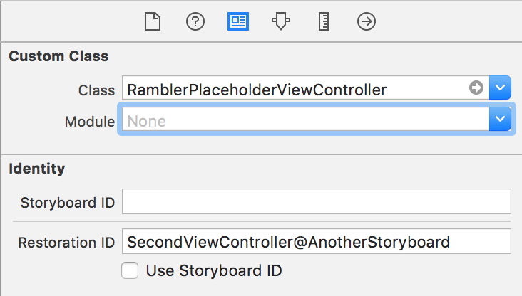 Placeholder UIViewController