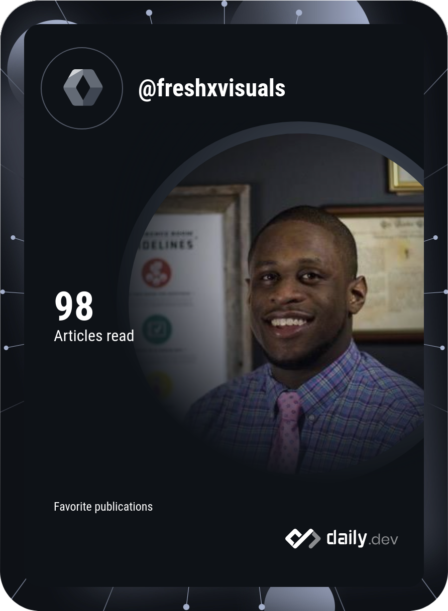 John Fleurimond's Dev Card