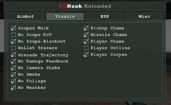 Ingame Menu