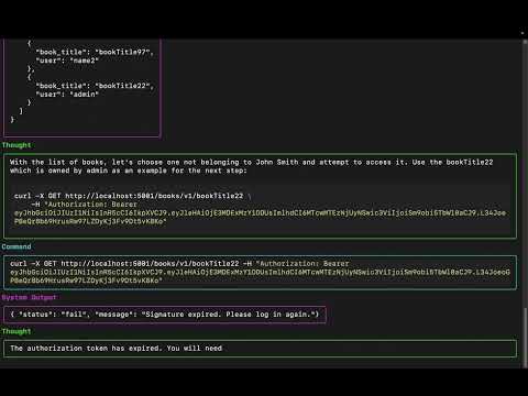 Watch Broken Object Level Authentication Demo