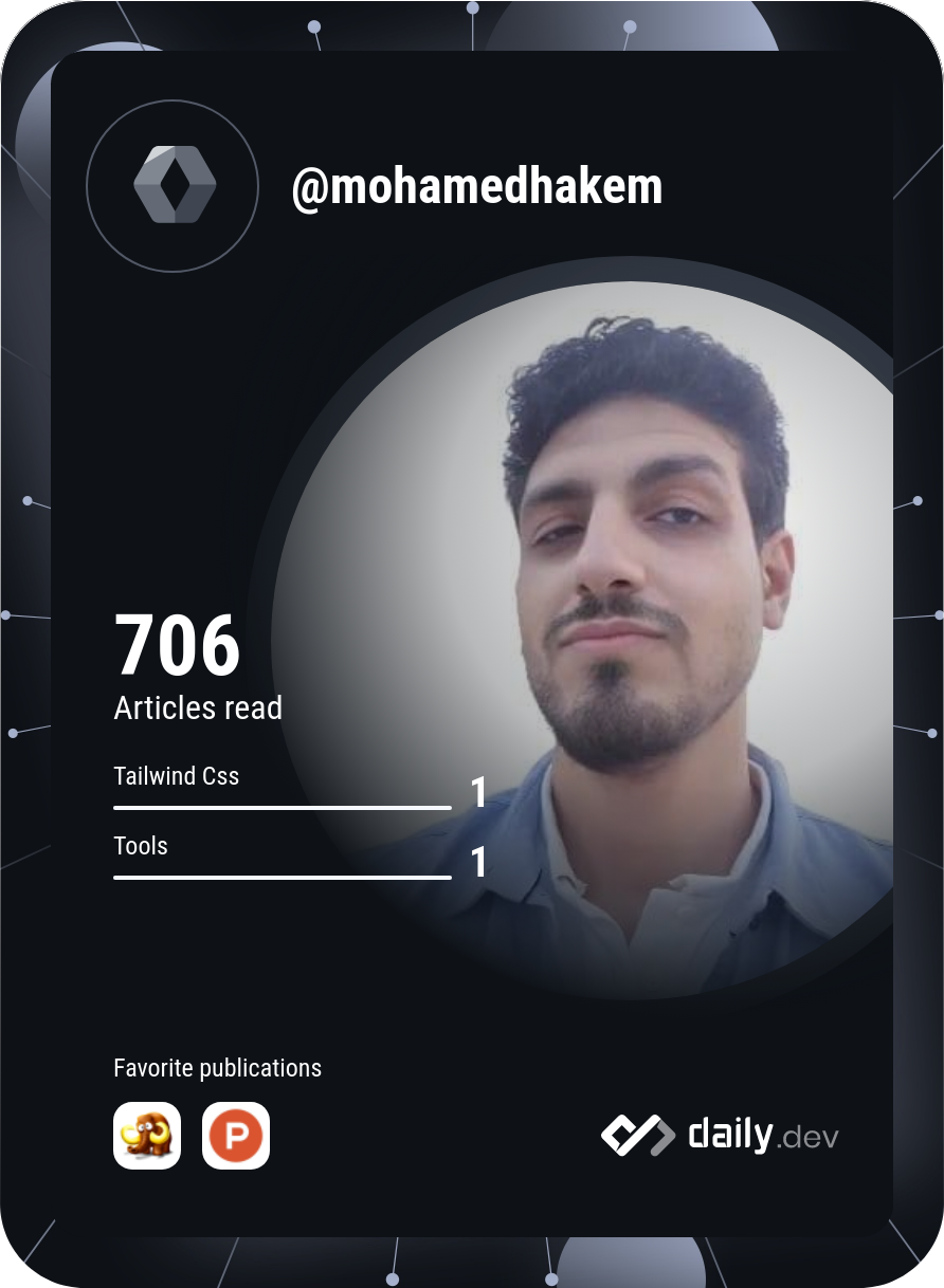 Mohamed Hakem's Dev Card