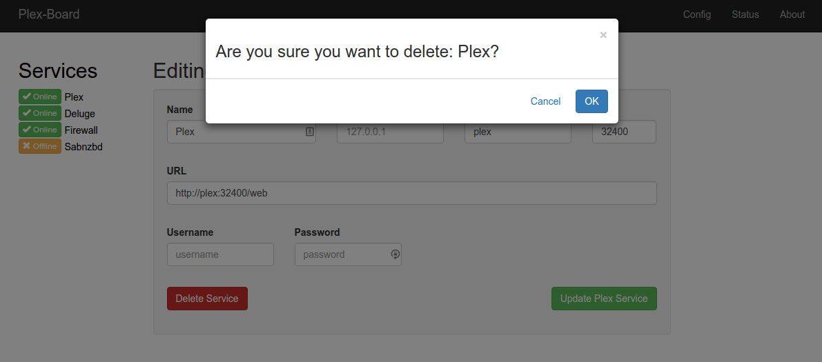 Modal dialog boxes!