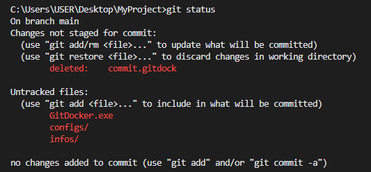 Git status