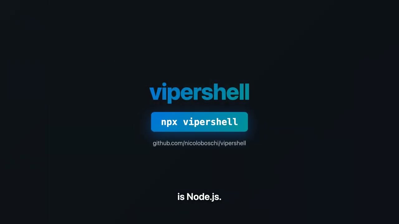 Watch the vipershell demo