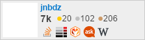 profile for jnbdz on Stack Exchange, a network of free, community-driven Q&A sites