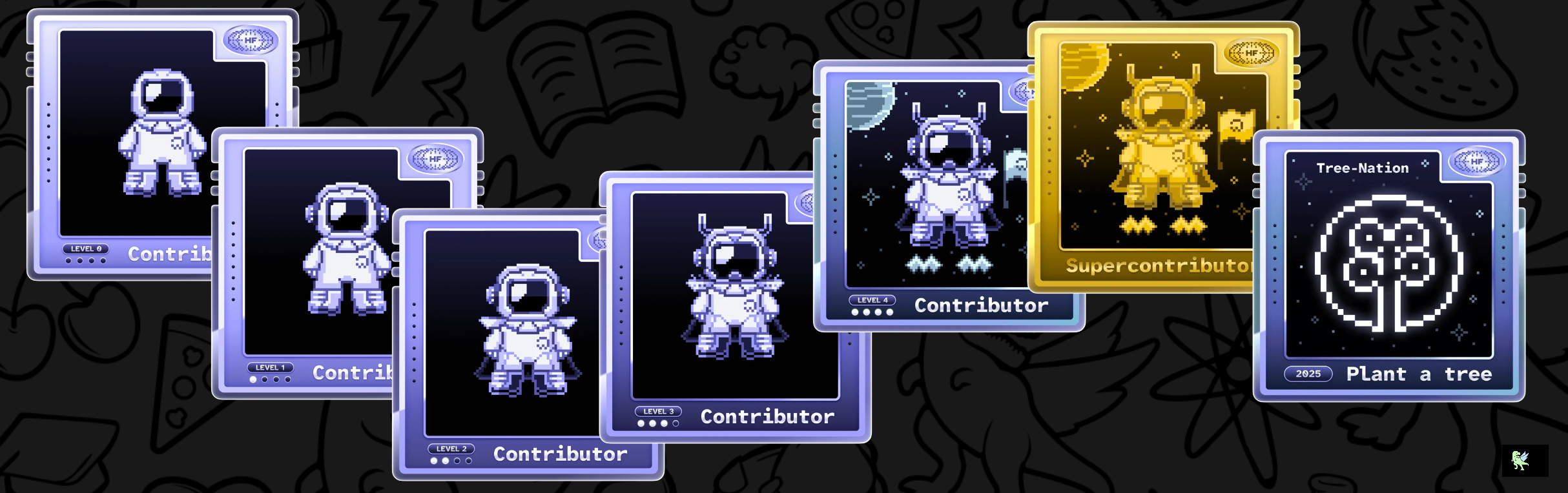 An image of @pablokaer's Holopin badges, which is a link to view their full Holopin profile