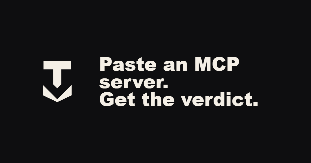 Throne: paste an MCP server, get the verdict