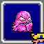 A pink gelatinous monster