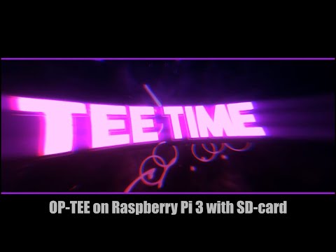 OP TEE on Raspberry Pi 3 with SD card