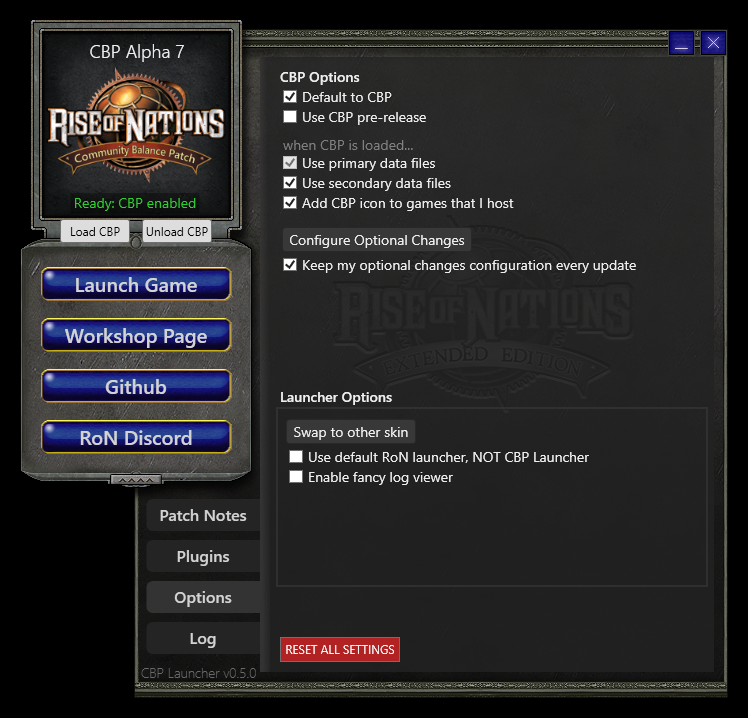 CBP Launcher v0.5 classic plus