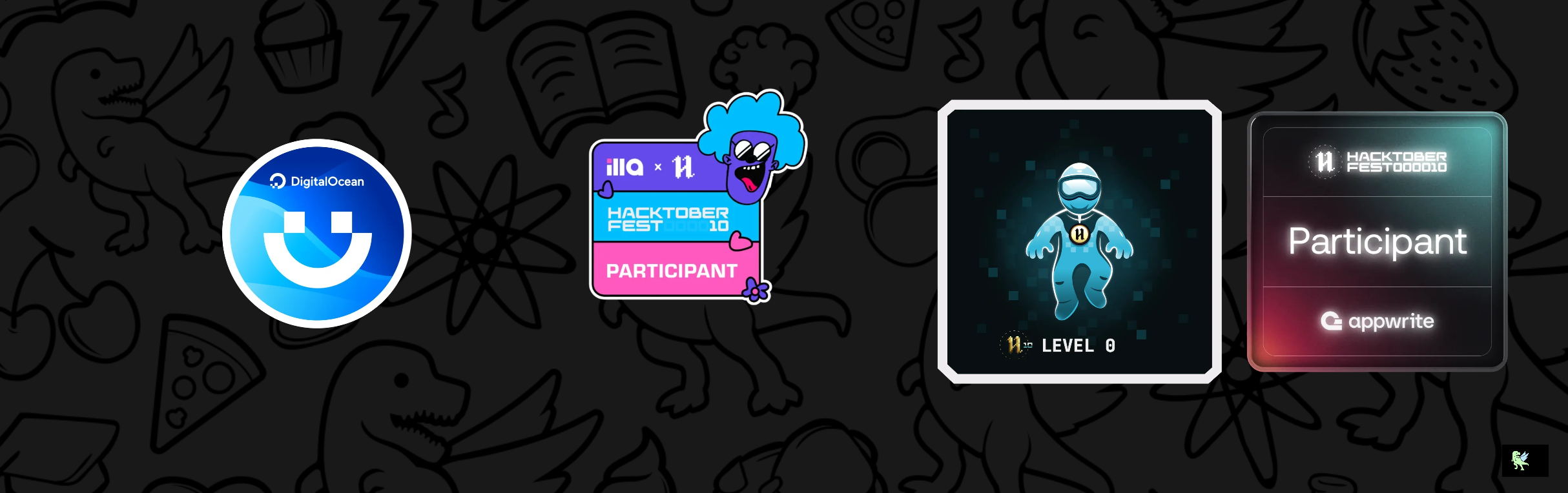 An image of @suiisharma's Holopin badges, which is a link to view their full Holopin profile