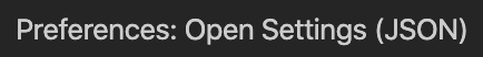 VS Code settings.json