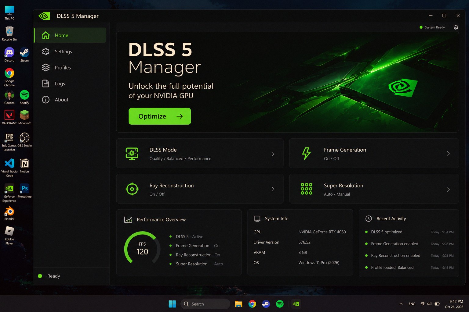 GitHub - SquareChronomancer/DLSS-5-Swapper-Manager: 💚 More gaming. One ...