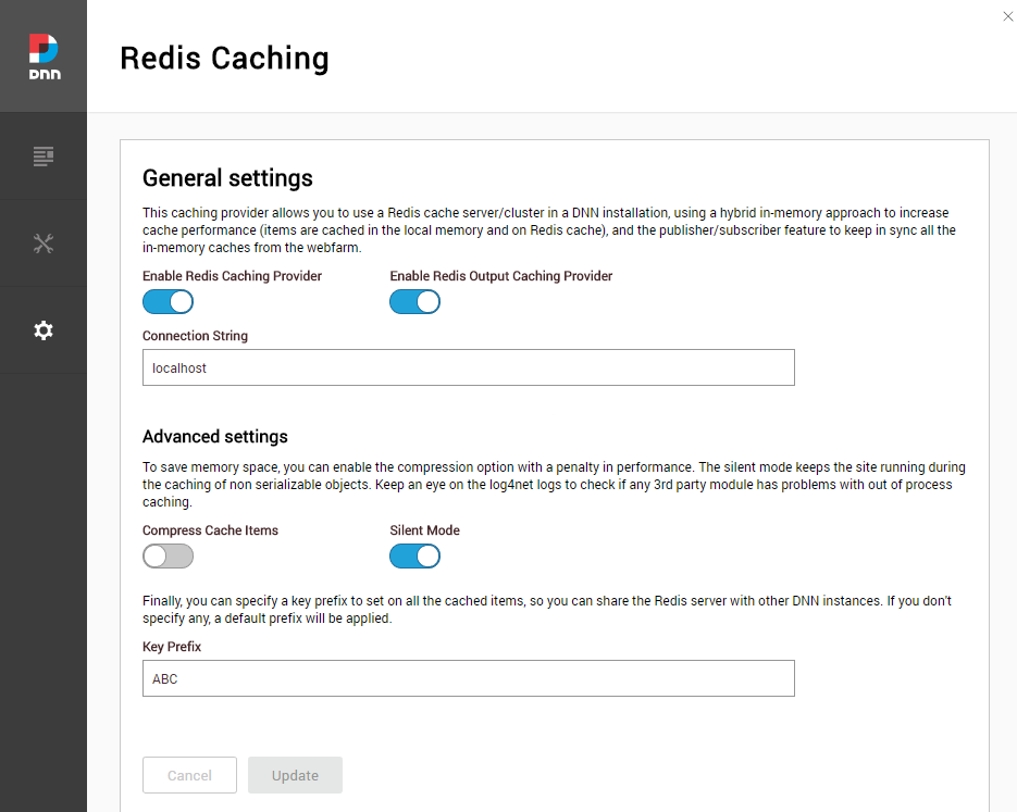 Redis Caching Configuration