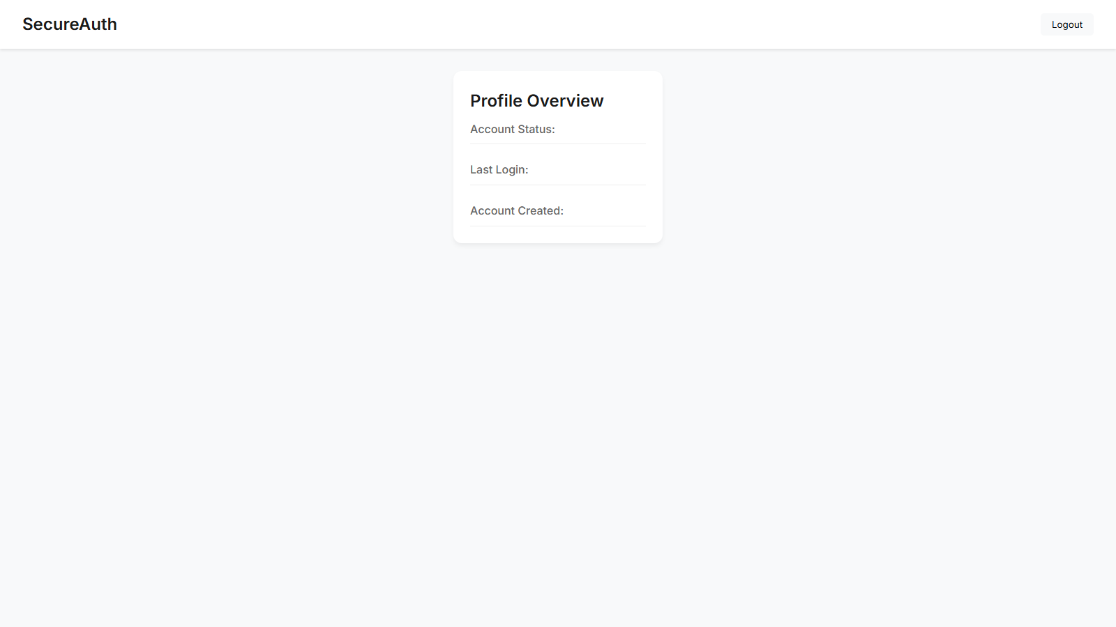 GitHub - jstar404/SecureAuth: Building an authentication system from ...