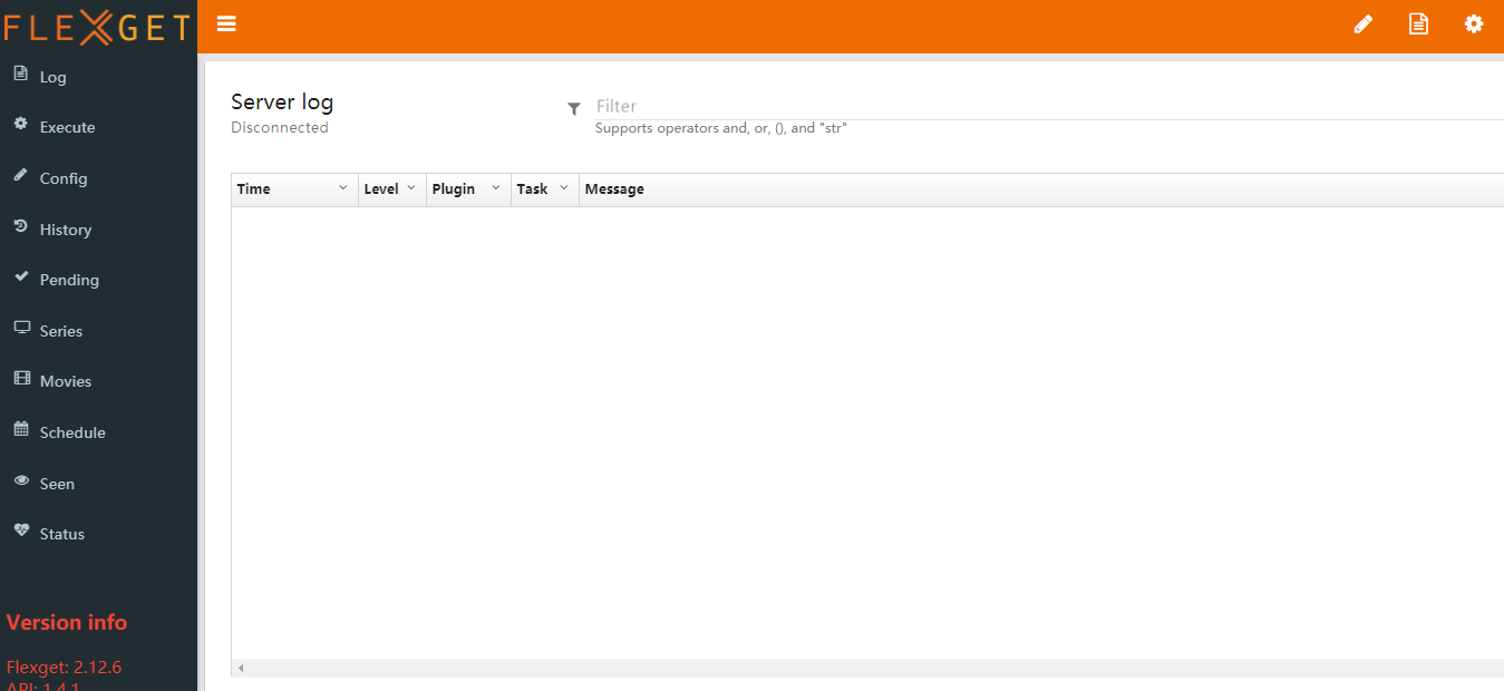 Server log‘s status usually 