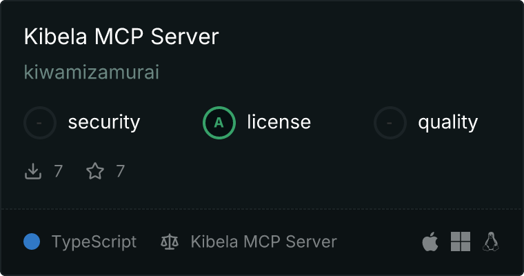 Kibela Server MCP server