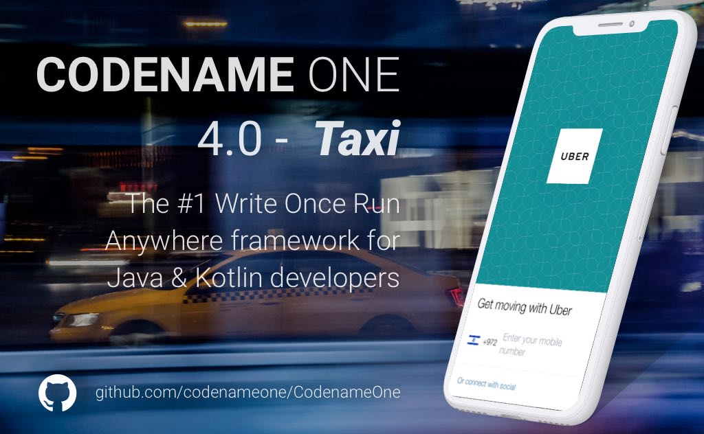 Codename One 4.0 - Taxi