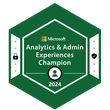 Analytics & Admin Experiences Champion - 2024