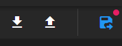 File manipulation buttons