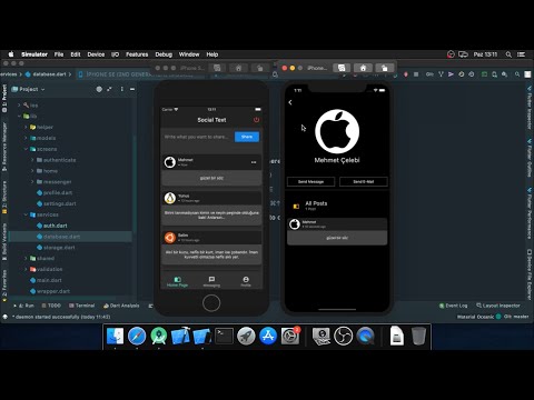 Flutter Social Media & Realtime Chat Example Application - (Social Text)