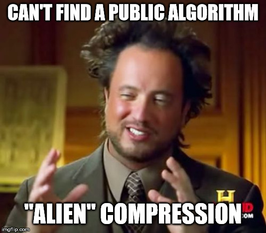 "Alien" compression